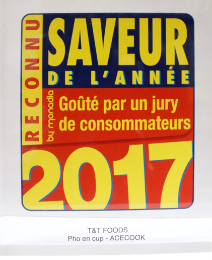 Cúp Saveurs de l’Année 2017