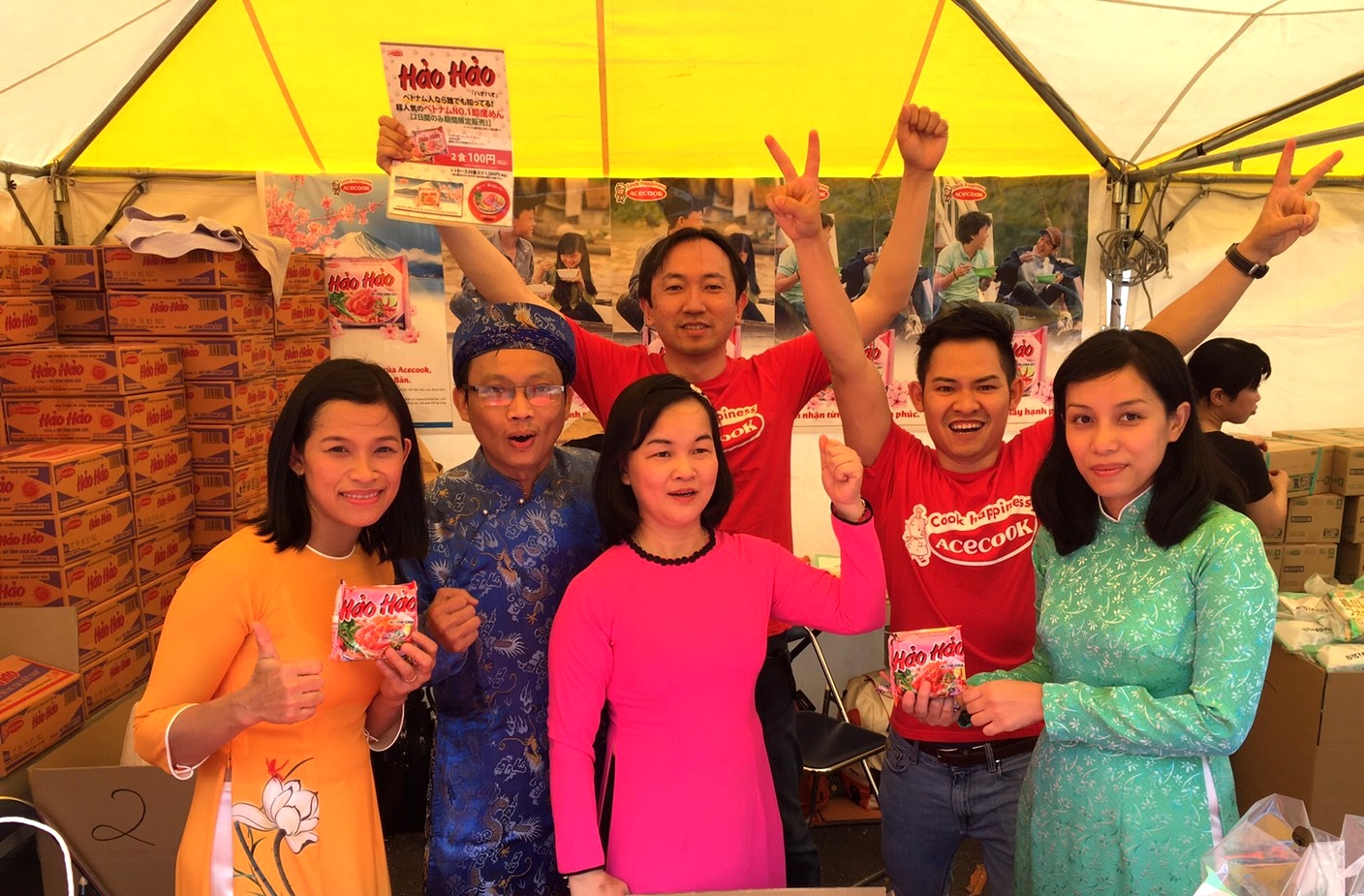 Gian hàng Acecook Việt Nam & Acecook Nhật Bản tại Việt nam Festival 2016